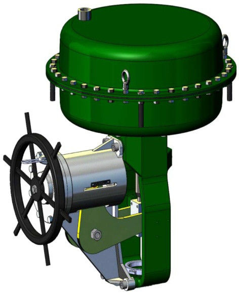 Multiple Linear Valve Actuator / Spring Diagram Valve Actuator Supplied By Rubber