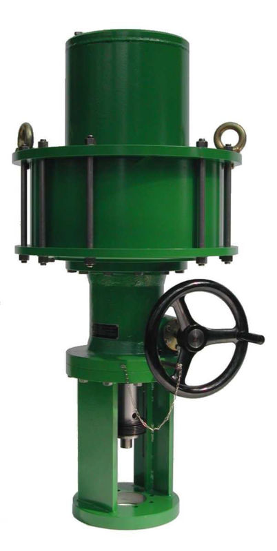 Angle Butterfly Linear Valve Actuator / Spring Electric Cylinder Actuator